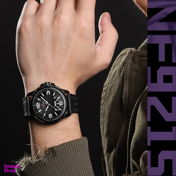 ساعت مچی مردانه نیوی فورس مدل NF9215T رنگ مشکی
