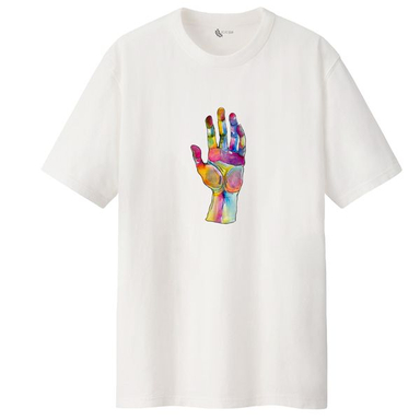 تی شرت آستین کوتاه زنانه مدل دست