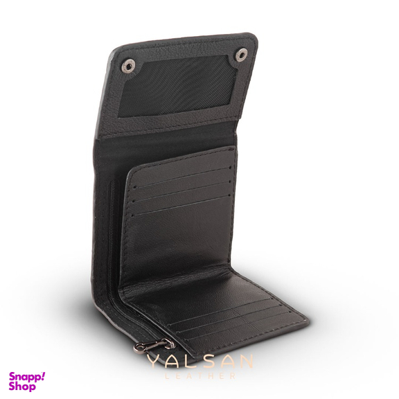 کیف پول چرم یلسان مدل الا کد MC-148-MSK