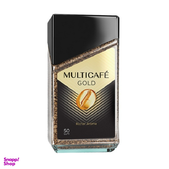 قهوه فوری گلد مولتی کافه وزن 100 گرم
