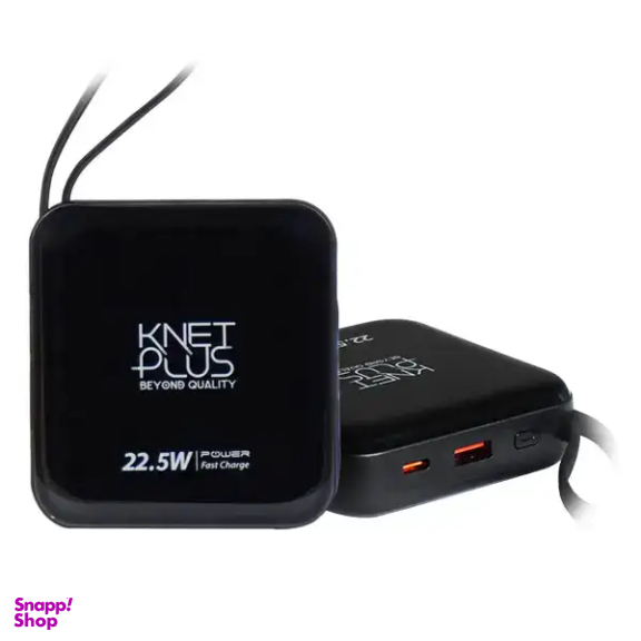 پاوربانک کی نت پلاس مدل KP-P41 ظرفیت 10000 میلی‌ آمپر‌ ساعت