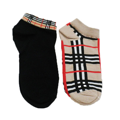 جوراب زنانه مدل چهار خونه کد 12 مجموعه 2 عددی