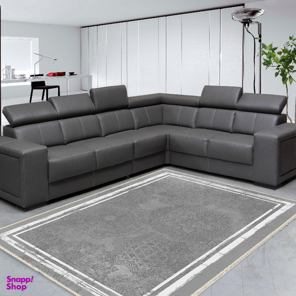 فرش ماشینی چاپی بدون تار و پود اورکوم مدل تارا کد OR.1111.04