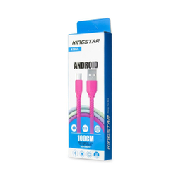 کابل تبدیل USB به microUSB کینگ استار مدل K106A طول 1 متر