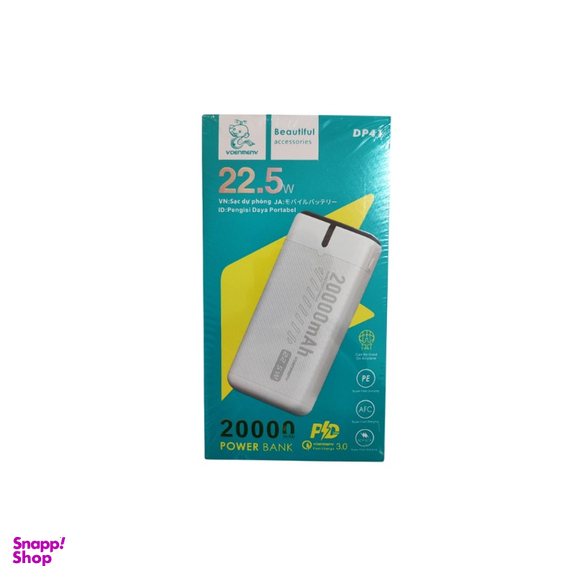 پاوربانک وی دنمن وی مدل سوپر فست شارژ 22.5W ظرفیت 20000 میلی آمپر ساعت