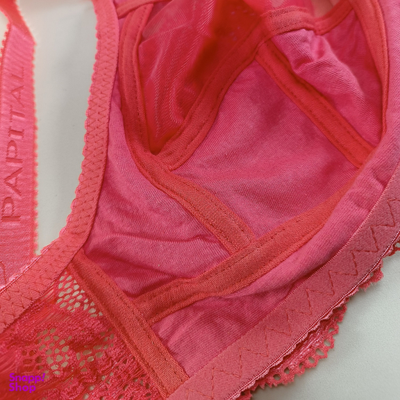 سوتین زنانه پاپیتال کد 12 رنگ صورتی