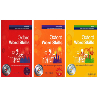 کتاب Oxford Word Skills اثر Ruth Gairns And Stuart Redman انتشارات زبان مهر مجموعه 3 جلدی