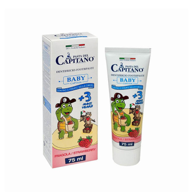 خمیر دندان کودک پاستادل کاپیتانو مدل Strawberry حجم 75 میلی لیتر