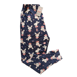 شلوار گیاهی زنانه لدی مدل عروسکی کد P16 رنگ آبی تیره