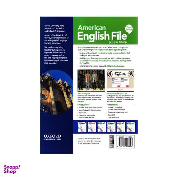 کتاب American English File 3 Third Edition اثر جمعی از نویسندگان انتشارات Oxford