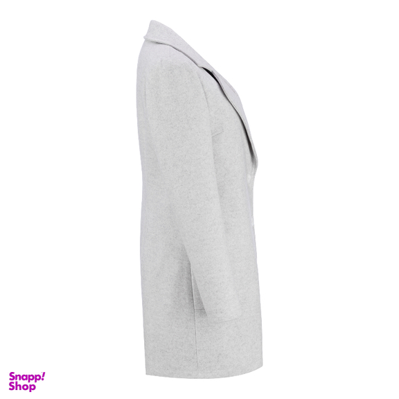 پالتو زنانه السانا مدل حمیرا کد 232603 رنگ طوسی روشن