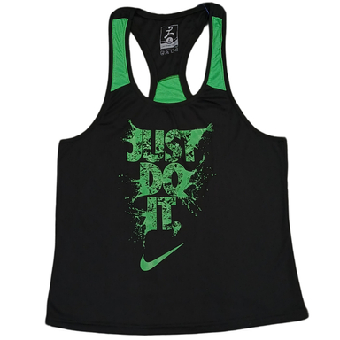 تاپ ورزشی مردانه طرح نایک کد 1619 رنگ مشکی سبز