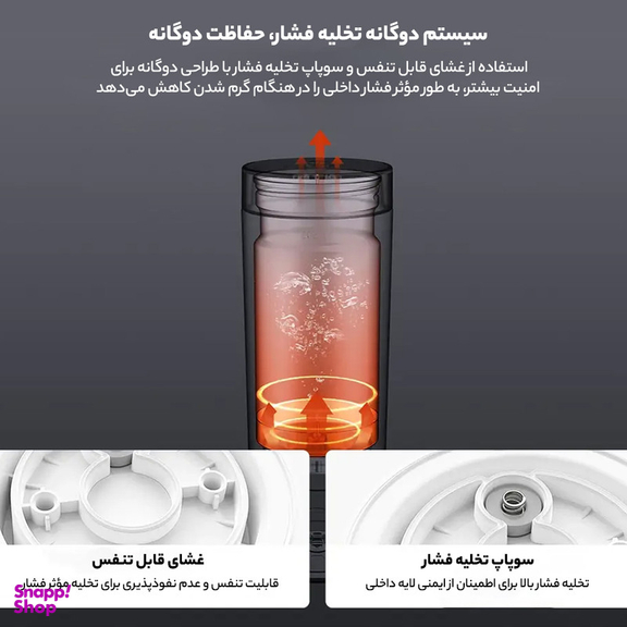 فلاسک میجیا مدل MJDRB02PL گنجایش 0.35 لیتر