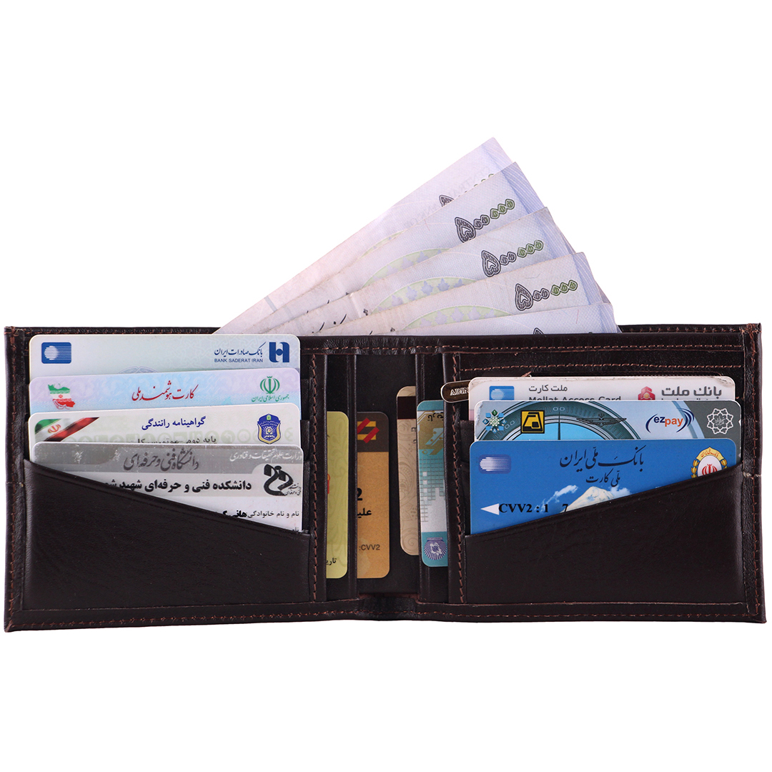 کیف پول مردانه چرم بارز کد DM78