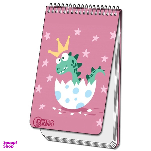 دفترچه یادداشت سیمی 80 برگ دارکوب مدل دایناسور کد 142/۳