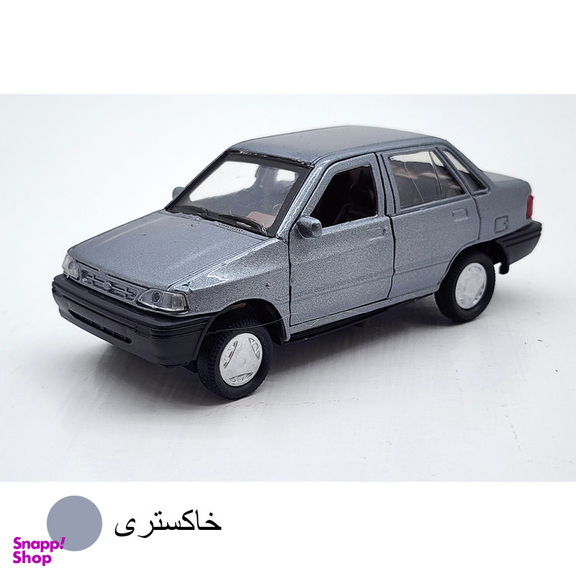 ماشین بازی ناب سل مدل پراید فلزی درب بازشو طرح عقب کش