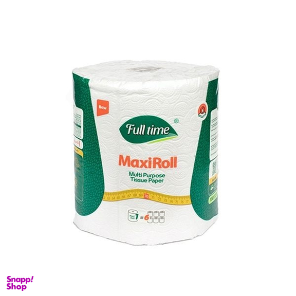 دستمال کاغذی فول تایم مدل حوله ای رول 100 متری