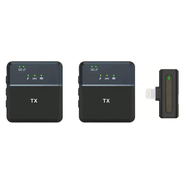 میکروفن یقه ای بی سیم مدل SX8 Dual Lightning