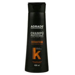 شامپو کراتینه آگرادو مدل KERATIN حجم 400 میلی لیتر