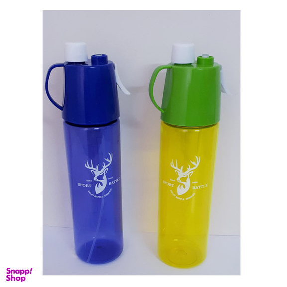 قمقمه دوچرخه مدل اسپری دار گنجایش 0.6 لیتر