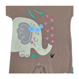 رامپر نوزاد سودا کد 139 رنگ قهوه ای