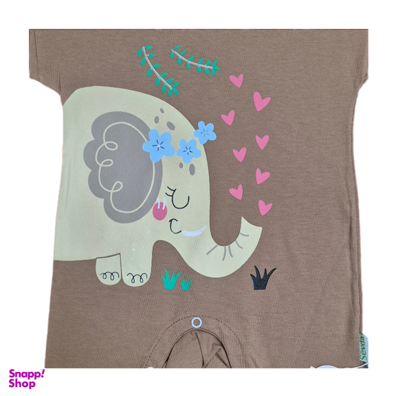 رامپر نوزاد سودا کد 139 رنگ قهوه ای