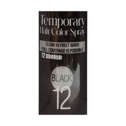 اسپری رنگ مو تاپیک هیر فیلر مدل Temporary حجم 150 میلی لیتر رنگ مشکی