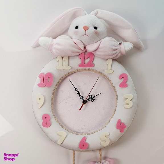 ساعت دیواری کودک نی نی سیس مدل خرگوش کد W-RAB-So
