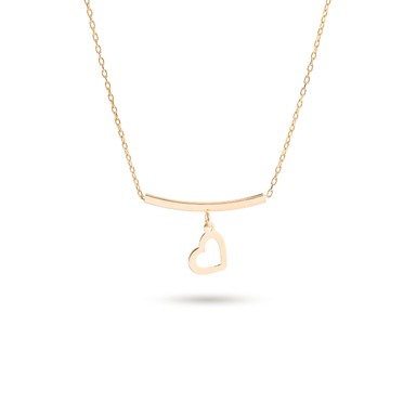 گردنبند طلا 18 عیار زنانه میلی گالری متصل طرح طوق کد MT1303