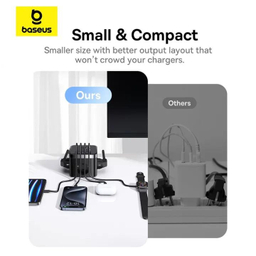 شارژر رومیزی 30 وات بیسوس مدل  PowerCombo BPS30-3E