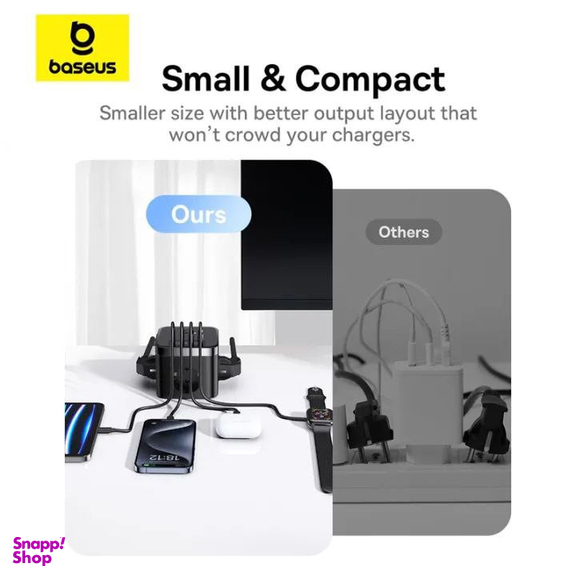 شارژر رومیزی 30 وات بیسوس مدل PowerCombo BPS30-3E