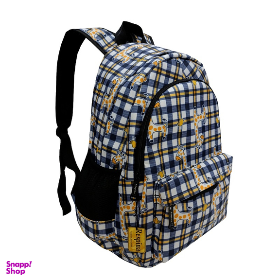 کیف مدرسه رسپینا مدل زرافه giraffe به همراه جا مدادی