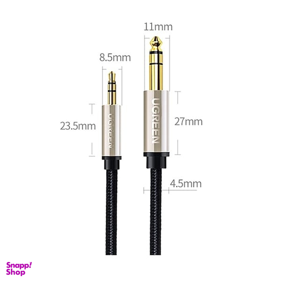 کابل تبدیل Jack 6.5mm به Jack 3.5mm یوگرین مدل AV127 کد 10625 طول 1 متر