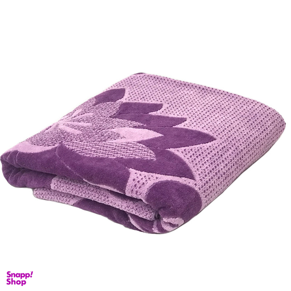 حوله حمام هنر طرح گلها سایز 75x135 سانتی‌متر
