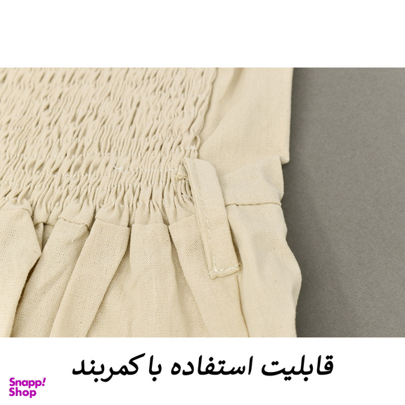 ست کت و سرهمی زنانه مدل دلسا کد M5174 رنگ کرم