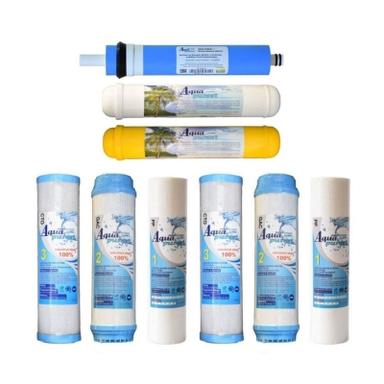 فیلتر دستگاه تصفیه آب آکوا پیورست مدل EZ 9098 مجموعه 9 عددی