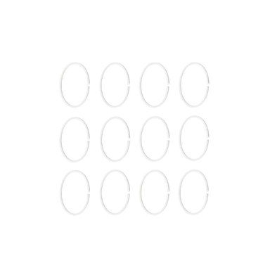 گیره پرده حمام ایکیا مدل HASSJÖN کد 008 بسته 12 عددی