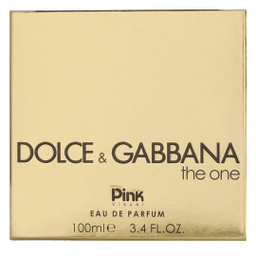 ادو پرفیوم زنانه پینک ویژوآل مدل DOLCE GABBANA The One