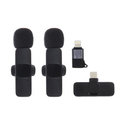 میکروفن یقه ای بی سیم مدل K8 Dual Type-C بسته 2 عددی