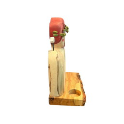 مجسمه چوبی طرح یک درون