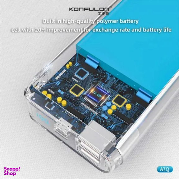 پاوربانک کانفلون مدل A7Q ظرفیت 20000 میلی آمپر ساعت