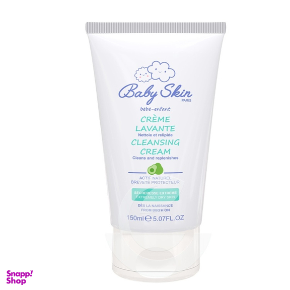 شوینده سر و بدن کودک بیبی اسکین مدل Cleansing Cream حجم 150 میلی لیتر