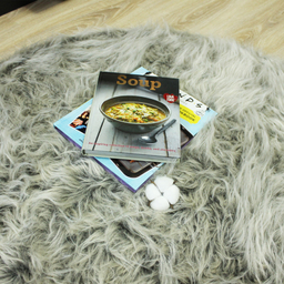 فرش ماشینی شاران هوم طرح خز پرز بلند فانتزی