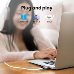 کارت صدا اکسترنال USB-A به Jack 3.5mm یوگرین مدل CM383 کد 80864