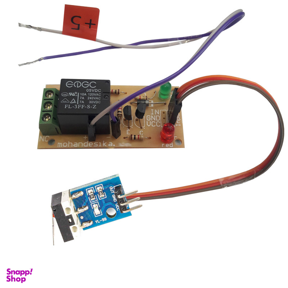 کیت آموزش الکترونیک مهندسیکا مدل ماژول ضربه و برخورد میکرو سوئیچ microswitch-YL99