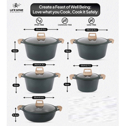 سرویس پخت و پز ده پارچه لایف اسمایل مدل MR-MIX