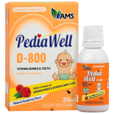 قطره پدیاول ای ام اس ویتامین د 800 واحد حجم 30 میلی‌ لیتر