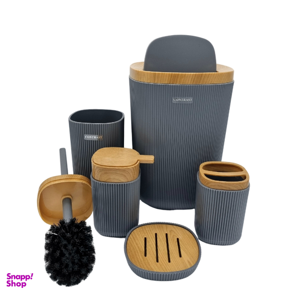 ست سرویس بهداشتی 5 پارچه کنتراست مدل روما کد 7900
