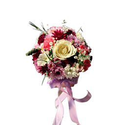 باکس گل طبیعی چرم نارگل مدل داوودی کد 2080