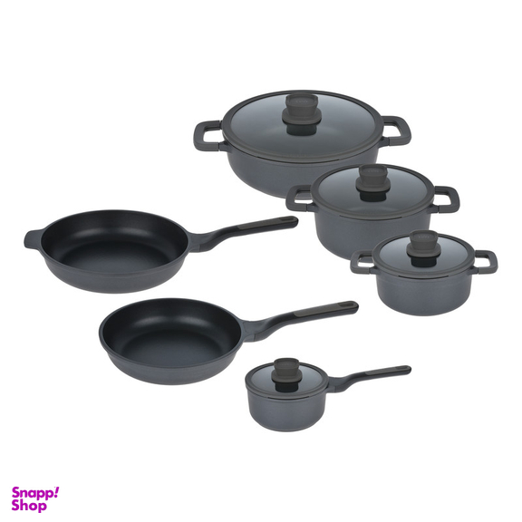 سرویس قابلمه و تابه 10 پارچه برگهف مدل Leo stone کد 1901